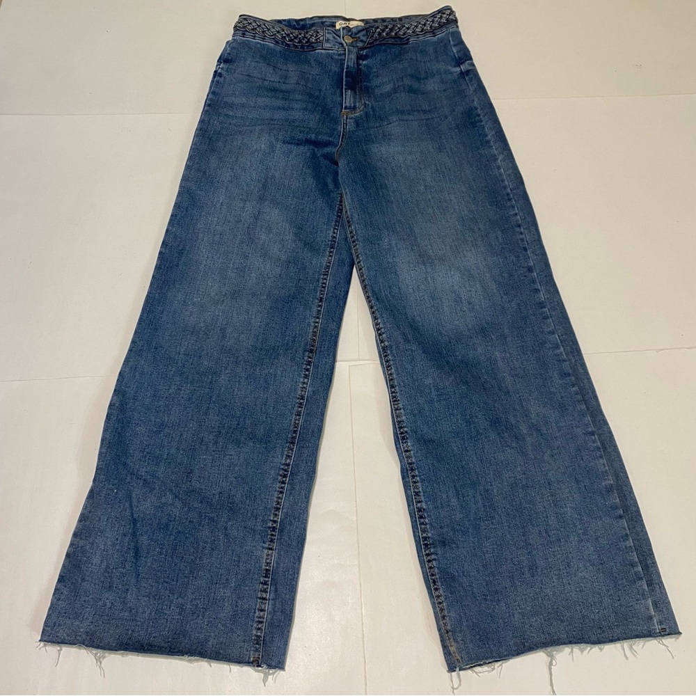 Oat New York Women's Blue Wide-Leg Jeans